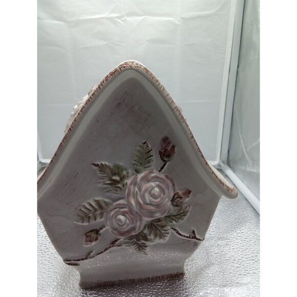 Midwestern Homes Birdhouse White‎ Pink Green - Picture 3 of 7